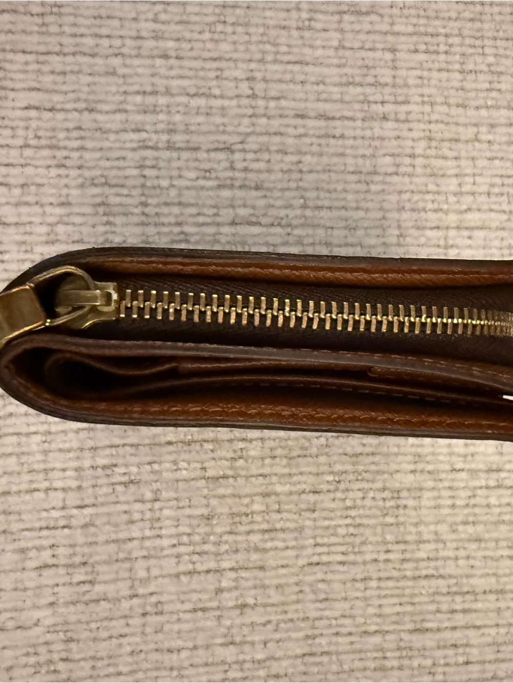 Louis Vuitton Monogram Snap Compact Wallet - Brown & Gold - Picture 3 of 8